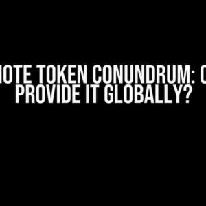 Git Remote Token Conundrum: Can You Provide It Globally?