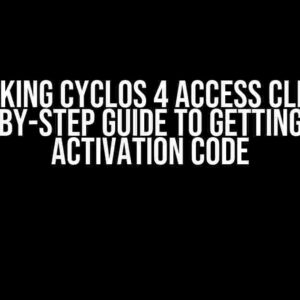 Unlocking Cyclos 4 Access Client: A Step-by-Step Guide to Getting Your Activation Code